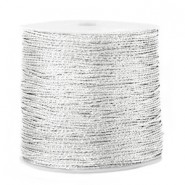 Macramé draad 0.5mm Metallic Silver